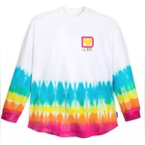 Disney Multicolor Tie-Dye Long Sleeve Top